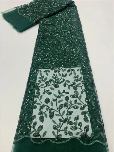 Paillettes francesi verde rete