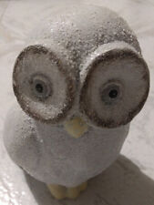 Gufo in ceramica rivestito di