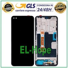 DISPLAY LCD + FRAME PER OPPO RENO 4Z 5G CPH2065 TOUCH SCREEN SCHERMO VETRO