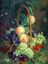 frutta in cesto uva piastrelle murale cucina bagno backsplash marmo ceramica