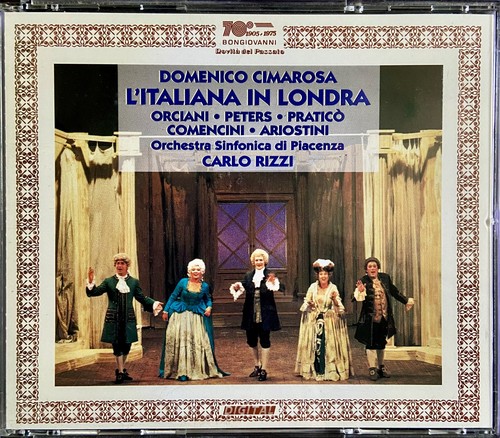 Cimarosa italiana in londra - l'italiana,