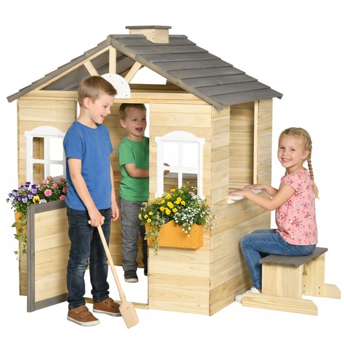 Outsunny casetta per bambini - per,