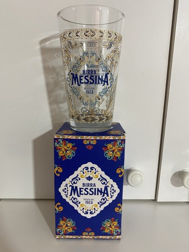 Bicchiere birra messina enna - bicchiere,