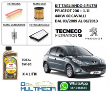 TAGLIANDO 4 FILTRI OLIO