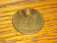  GETTONE TOKEN  MEDAGLIETTA CANE DOG ZURICH 