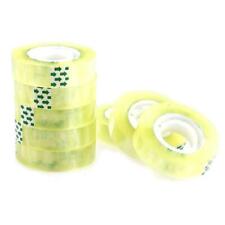 12x Nastro adesivo piccolo 19X66 scuola casa scotch pacchetti natale ufficio