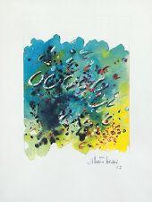 ALBERTO BIASI - opera unica 1987 - PUBBLICATA - autentica su foto + catalogo