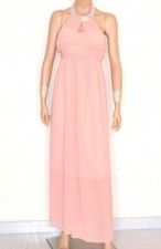 Abito Lungo rosa cipria donna