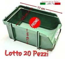Lotto 20 Cassette Scatola Contenitore Impilabile Componibile da Magazzino Terry