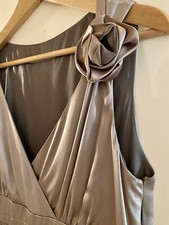 Vestito Donna Penny Black – Seta – Colore Nature – Tg 46 – Elegante con Fiocco