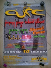 THE CURE + JIMMY PAGE PLANT (Led Zeppelin) + C.S.I. Concert Poster MILANO 1996