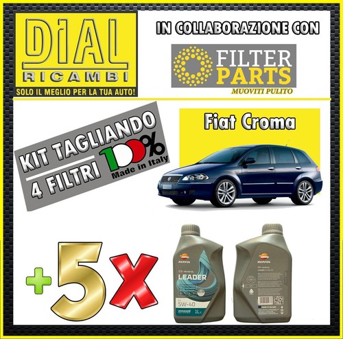 Kit tagliando filtri 5lt - 4, filtri+5lt
