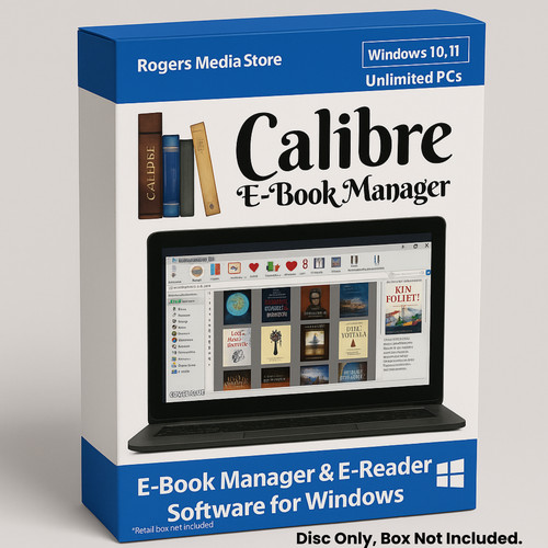 Calibre book manager - e-book,