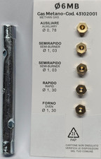Kit 5 Ugelli 6MB Gas Metano