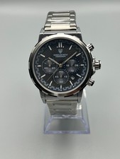 Orologio Uomo quarzo cronometro Quadrante blu oltremare, datario a ore 4e30