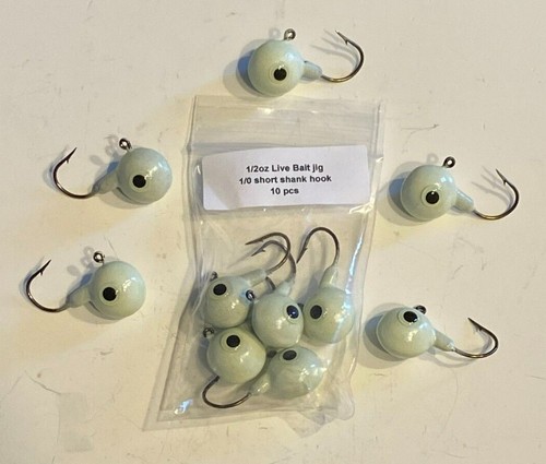 Glow live bait jigs - 5, e