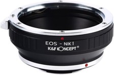 K&F Concept Adattatore per Obiettivo EOS-Nikon 1