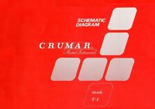 CRUMAR T-1 Service Manual repair Schematic Diagram Schama elettrico Schalplan T1