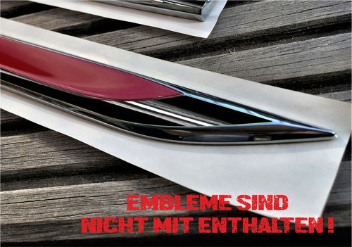 Targa gti rossa emblema - targa,