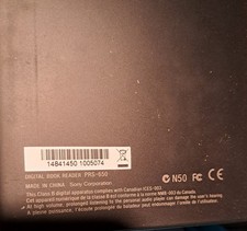 SONY e-reader prs-650 nero