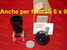 ✔️ TANK PATERSON MAJOR II 6 x 9 e 4 x 6 sviluppo pellicole camera oscura