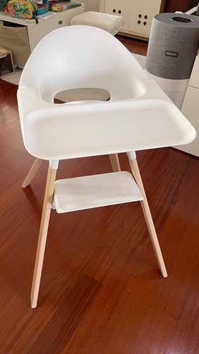 Stokke clikk white con vassoio - stokke,