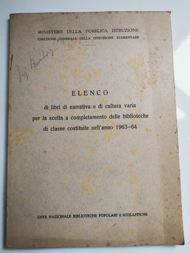 Libro elenco libri - elenco,