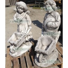 2 Statua Statue bambino e