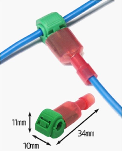 Pezzi connettori tap - 10, t-tap