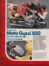 advertising  TEST MOTO GUZZI T 850 T3 1975 MOTOITALIANE MAXIMOTO MOTOSPORT EPOCA