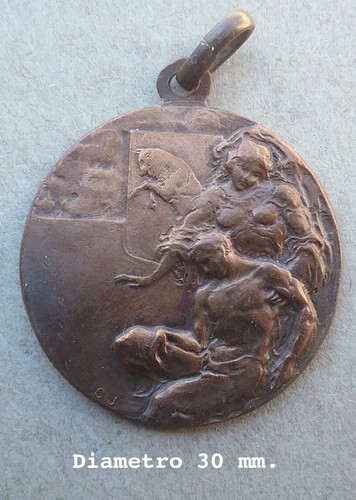 Medaglia croce verde torino - medaglia,