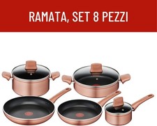 Lagostina Set di Pentole e Padelle Antiaderenti in Alluminio per Gas e Forno 8 P