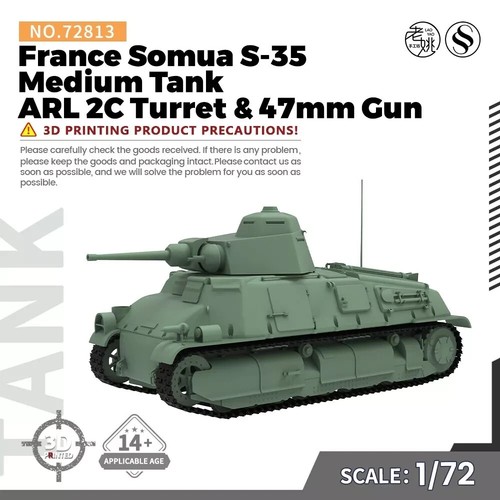 72813 mm modello - 1/72,