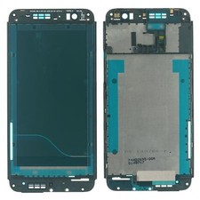 Cover scocca anteriore originale HTC ONE E8 per display bordo adesivo nero black