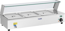 RCBM-3 Bagnomaria Elettrico Professionale 3 X 1/2 GN (1300 W, 30–90 °C, 95X40X16