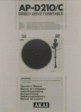 AKAI AP-D210/C Giradischi a