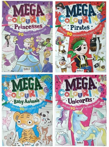 Mega libro colorare a4 - libro,