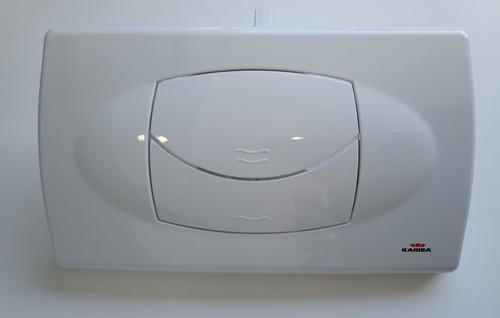 Placca comando bianca linea - placca,