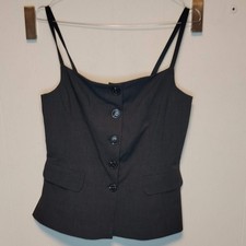 Top nero Calliope donna taglia