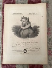 Litografia Ritratto Torquato