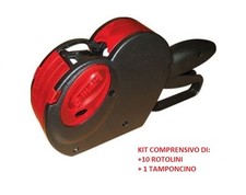 PREZZATRICE SMART 26X12 6 CIFRE KIT 1 LINEA - KIT 10 ROT-1 TAMPONE