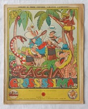 ALBI DEL VITTORIOSO serie Giraffone  "Caccia grossissima" n.6  Jacovitti  1948 !