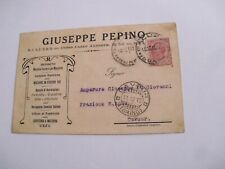 Cuneo - Giuseppe Pepino Saluzzo - spedita f. p. 1915 piega angolo