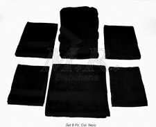 COMPLETO BAGNO 6 Pz. TONI SCURI SPUGNA 100% COTONE PETTINATO JOLIE FIRENZE