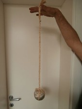 Addobbo marinaro vetro e conchiglie e rafia mare nautica pesce  