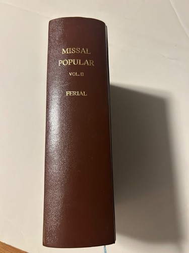 Missal popular ferial 3rd - ferial,