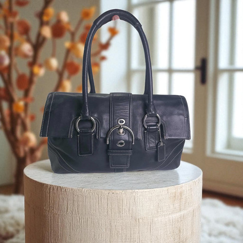 Coach soho black satchel - soho,