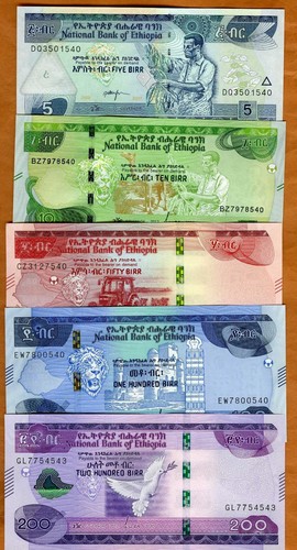 Set etiopia 50 100 - etiopia,, 5-10-50-100-200