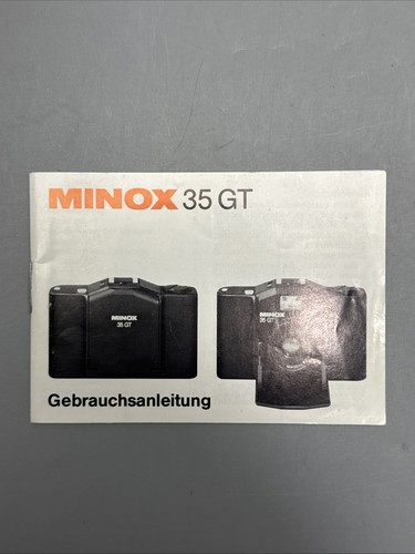 Minox manuale uso - gt,