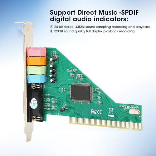 Scheda audio pci canale 1 - audio, 4.1